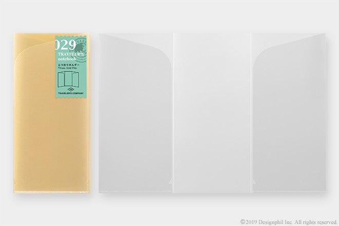 Wkład do Traveler's Notebook 029 | Folder A4