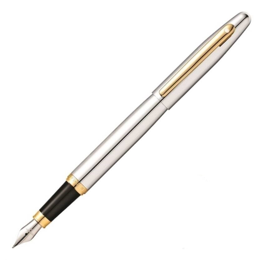 Pióro Wieczne Sheaffer VFM | Chromowany Złoty