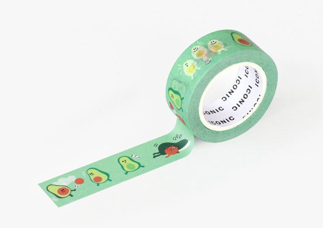 Taśma ICONIC Masking Tape | Awokado