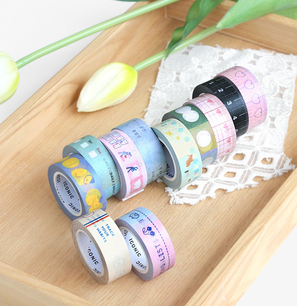 Taśma ICONIC Masking Tape | Cash Book