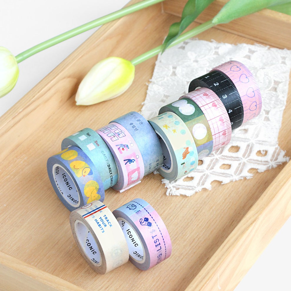 Taśma ICONIC Masking Tape | Cash Book