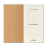 Wkład do Traveler's Noteboook 2027 | Miesięczny