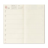 Wkład do Traveler's Noteboook 2027 | Tygodniowy + Memo