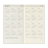 Wkład do Traveler's Noteboook 2027 | Tygodniowy wertykalny