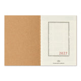 Wkład do Traveler's Noteboook Passport Size 2027 | Miesięczny