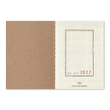 Wkład do Traveler's Noteboook Passport Size 2027 | Tygodniowy