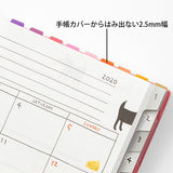 Naklejki indeksujące Midori Chiratto | Kolory