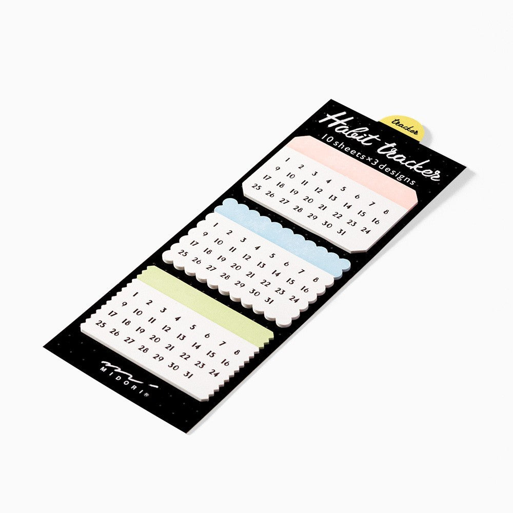 Karteczki samoprzylepne Midori | Habit Trackers