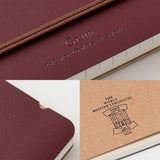 Notatnik Midori Grain B6 | Czerwony