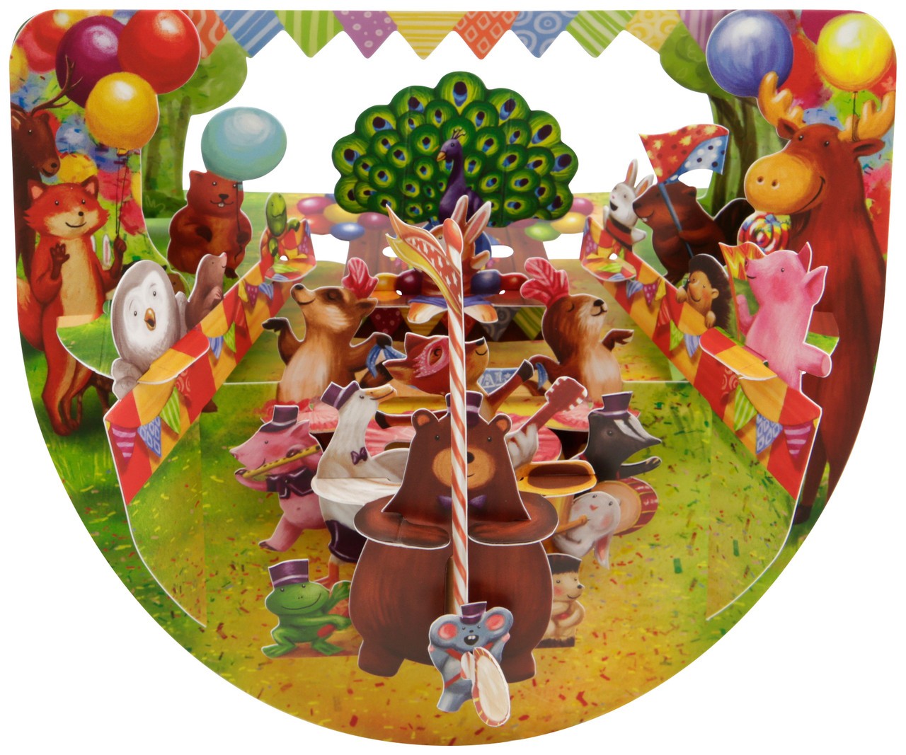 Santoro Pop n Rock Greeting Card | Carnival Parade – Escribo