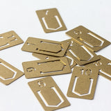 TRC BRASS Zakładki Number Clips