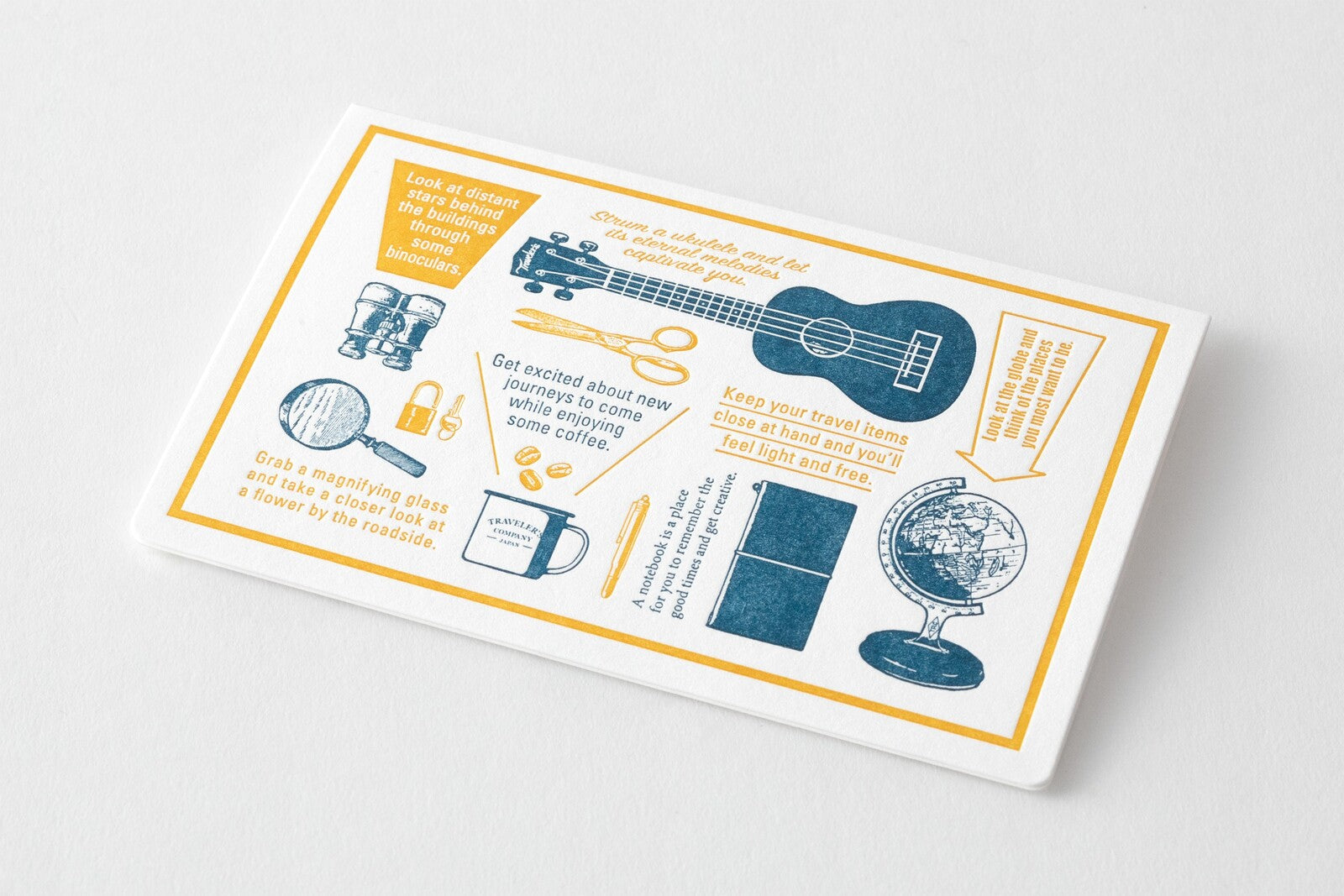 Travel Tools Collection Kartki Letterpress Cards Edycja Limitowana
