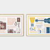 Travel Tools Collection Kartki Letterpress Cards Edycja Limitowana