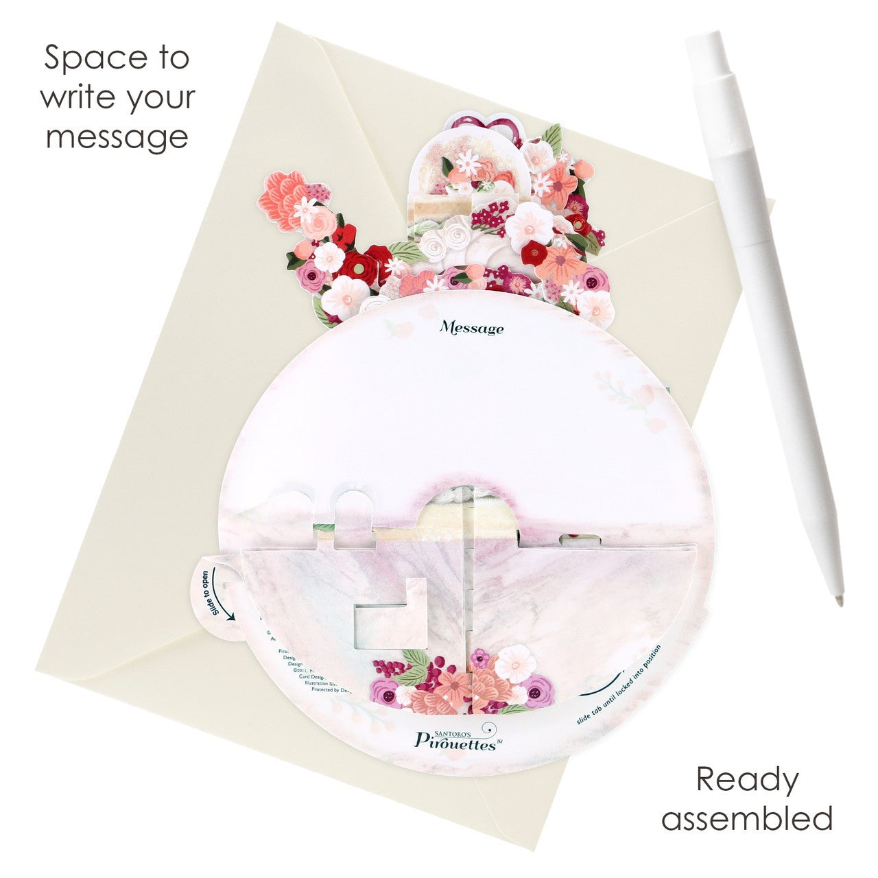 Kartka okolicznościowa Santoro Pirouettes Card | Pokrój Ciasto