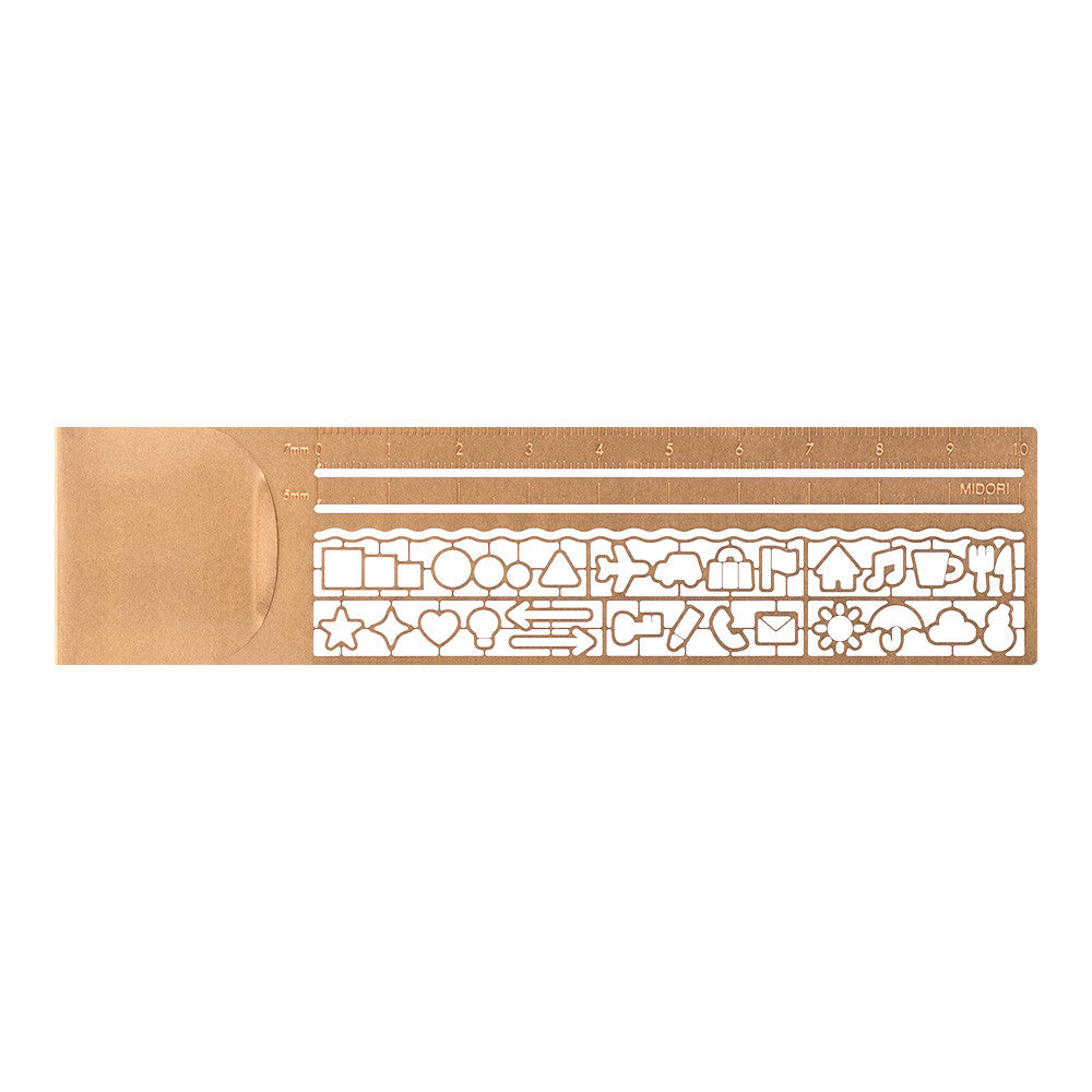 Linijka Midori Clip Ruler | Miedziana A