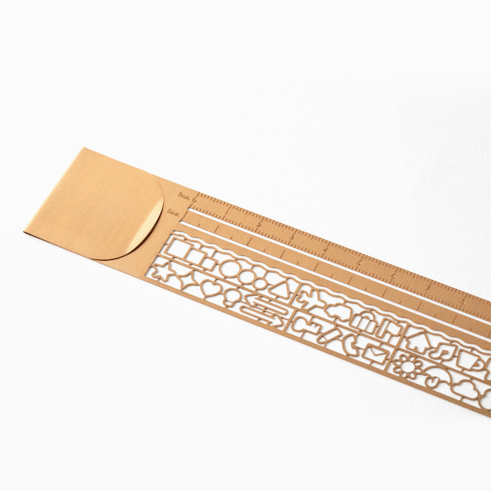 Linijka Midori Clip Ruler | Miedziana A