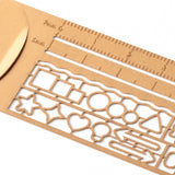 Linijka Midori Clip Ruler | Miedziana A