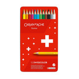 Kredki Caran d'Ache Swisscolor Aquarelle 12 sztuk