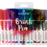 Zestaw brush penów Talens Ecoline 15 sztuk