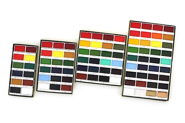 Farby akwarelowe Kuretake Gansai Tambi 24 kolory