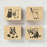 Yamanoha Chonaikai Wooden Stamp Set | Gourmet Tour