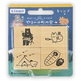 Yamanoha Chonaikai wooden stamp set | Camp
