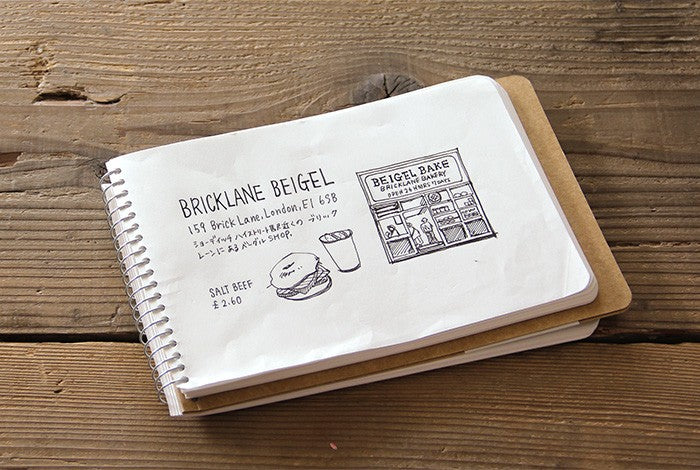 Kołonotatnik TRC Spiral Ring Notebook | MD White B6