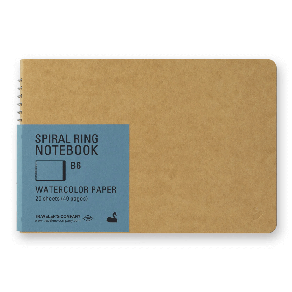 Kołonotatnik TRC Spiral Ring Notebook | Watercolor Paper B6