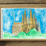 Kołonotatnik TRC Spiral Ring Notebook | Watercolor Paper B6