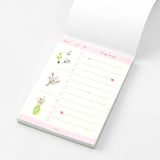 Notes Midori To Do Memo Pad | Kwiaty