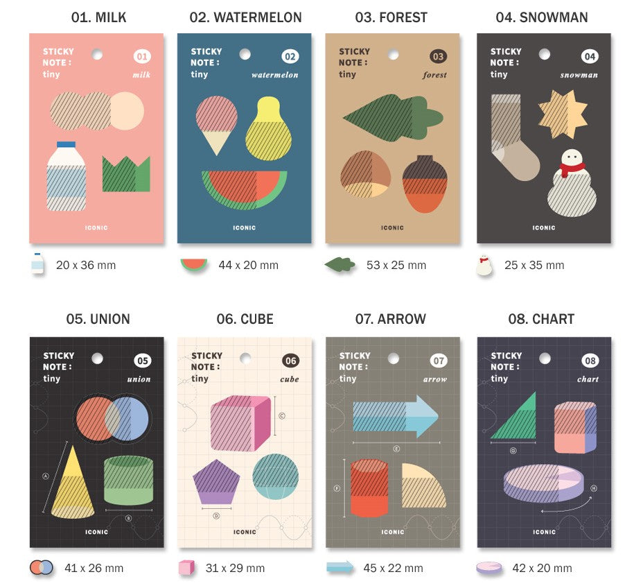 Karteczki ICONIC Tiny Sticky Note