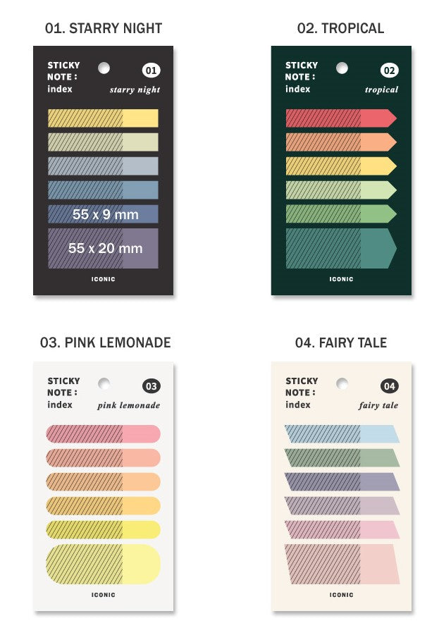 Zakładki ICONIC Index Sticky Note