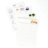 2027 Monthly Calendar Stickers | A5