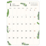 2027 Monthly Calendar Stickers | B6