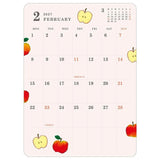 2027 Monthly Calendar Stickers | B6