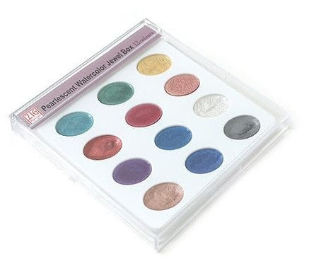 Farby akwarelowe Kuretake Zig Pearlescent Watercolor Jewel Box