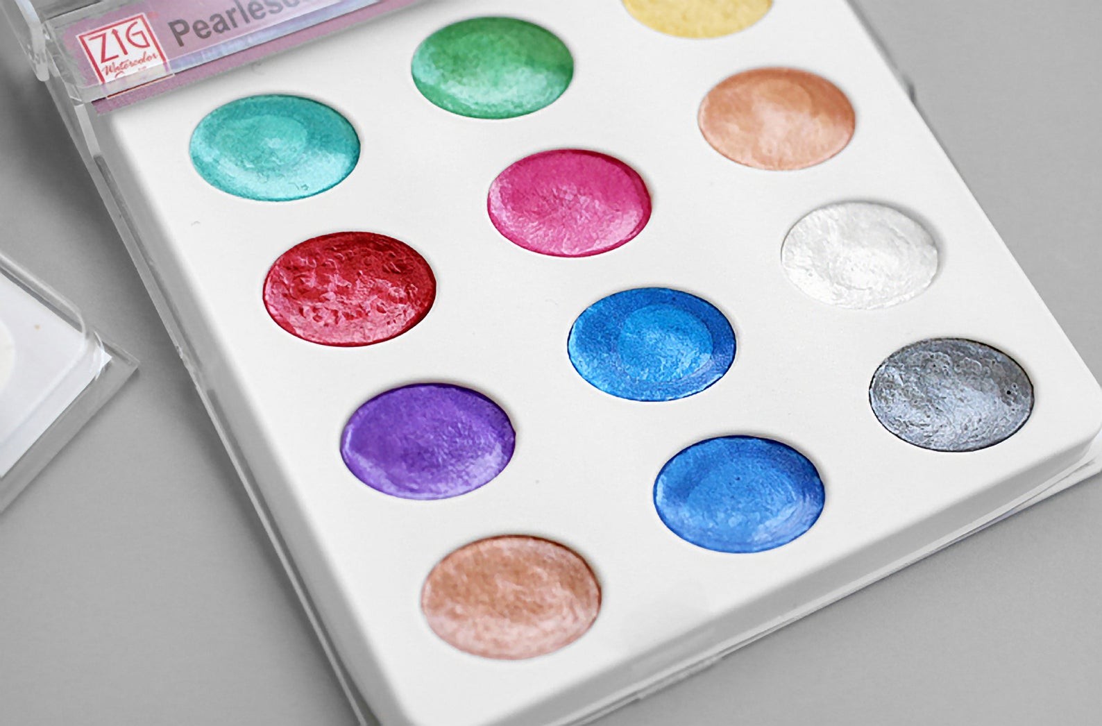 Farby akwarelowe Kuretake Zig Pearlescent Watercolor Jewel Box