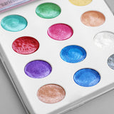 Farby akwarelowe Kuretake Zig Pearlescent Watercolor Jewel Box