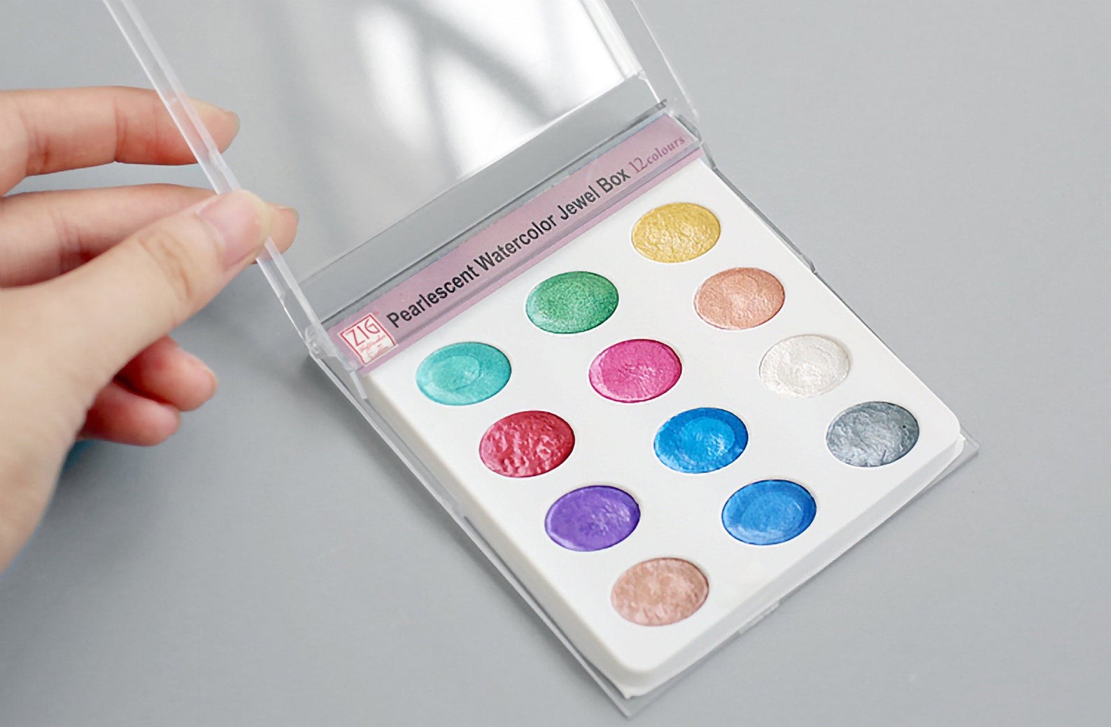 Farby akwarelowe Kuretake Zig Pearlescent Watercolor Jewel Box