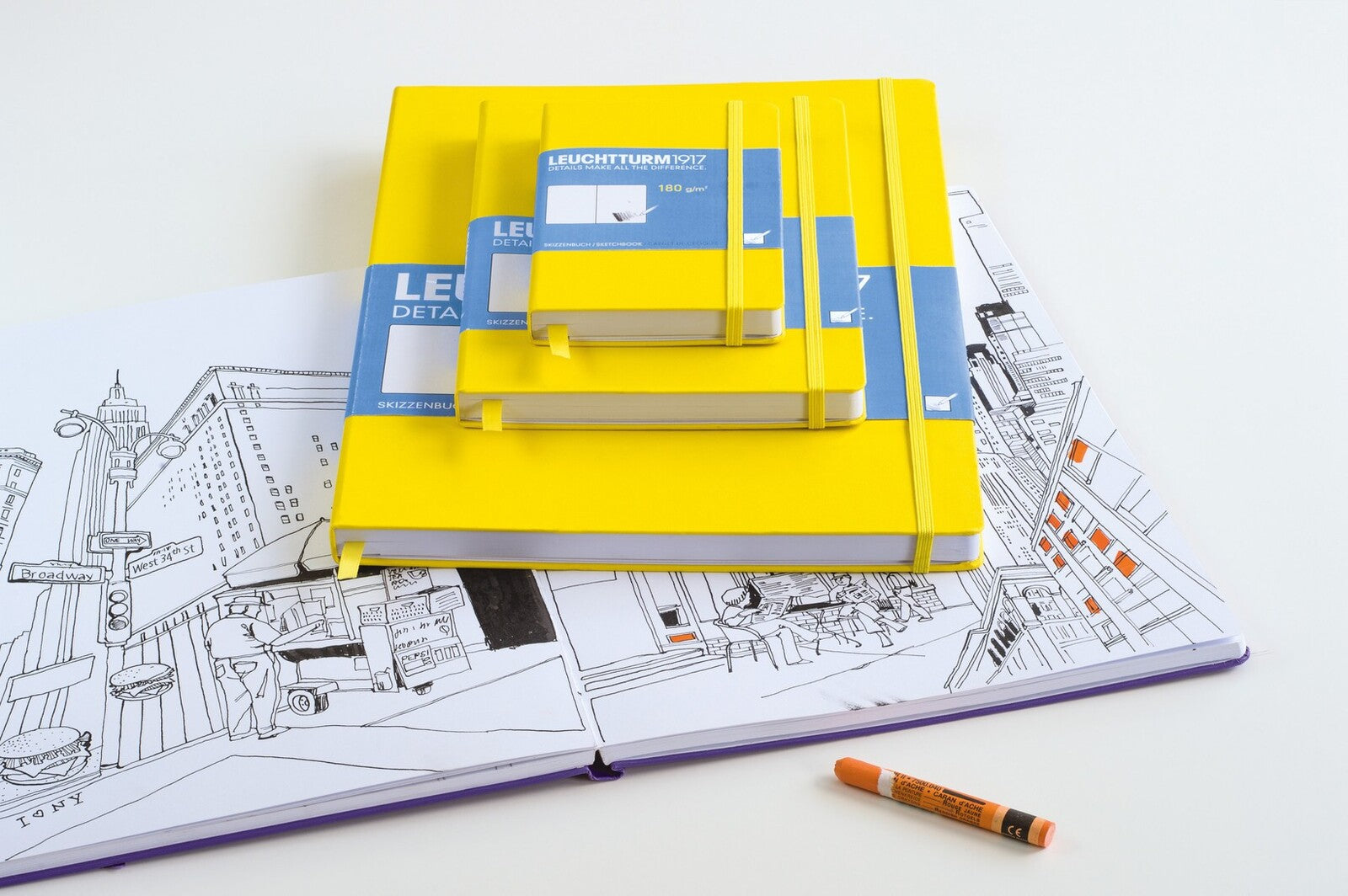 Szkicownik Leuchtturm1917 Square | Gładki