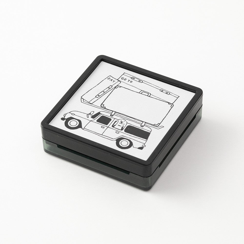 Pieczątka Midori Paintable Stamp Pre-inked | Na zewnątrz