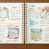 Pieczątka Midori Paintable Stamp Pre-inked | Habit Tracker