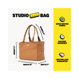 Torba na artykuły papiernicze Soolla® Studio Bag | Cinnamon