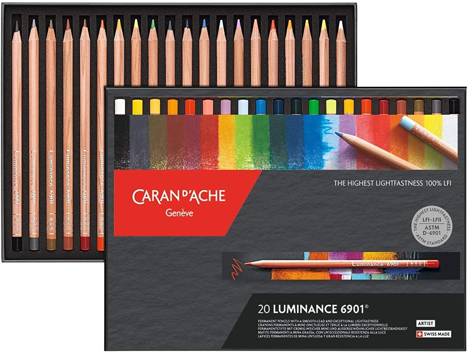 Kredki Caran D'Ache 20 Luminance 6901