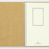 Kołonotatnik TRC Spiral Ring Notebook | MD White A5 Slim