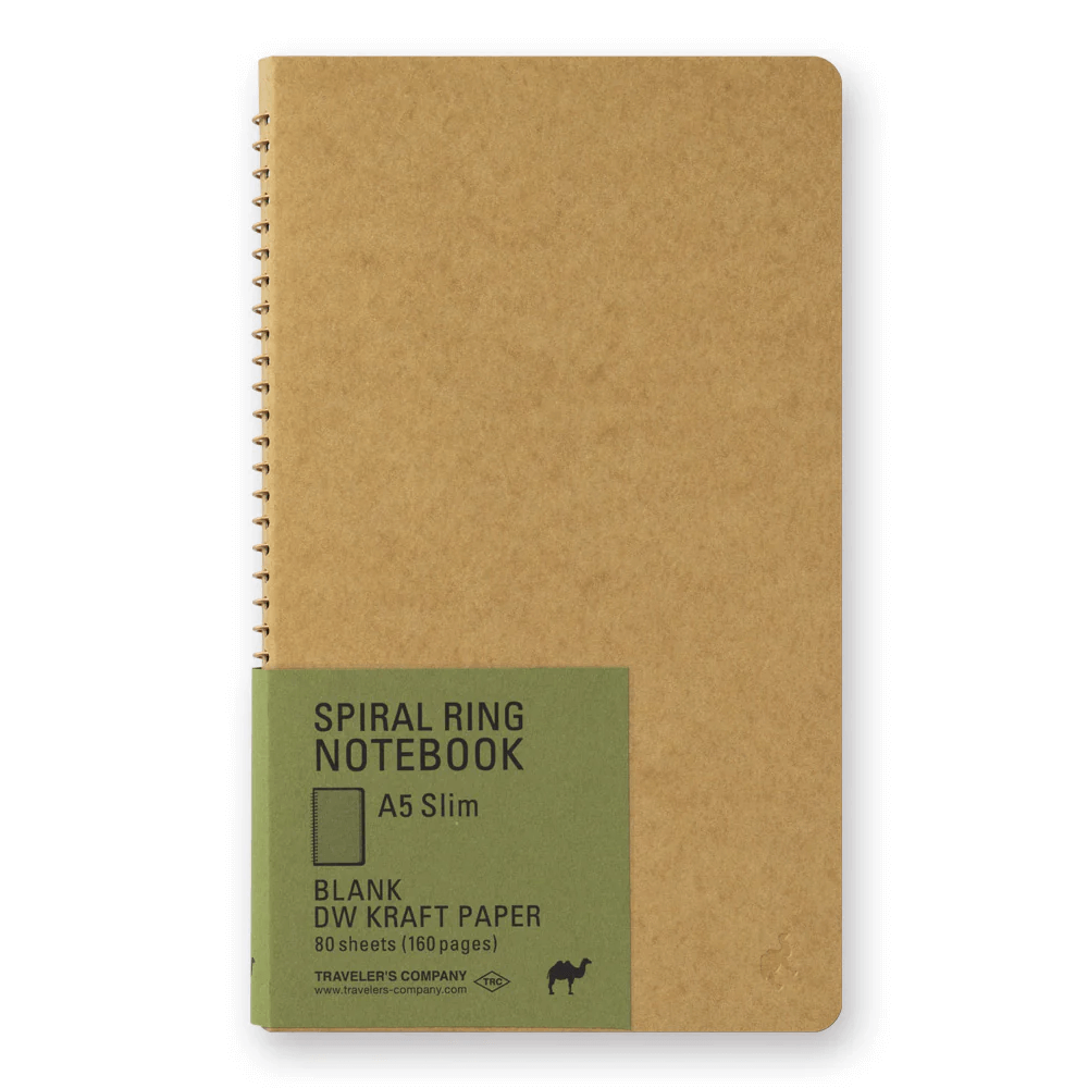 Kołonotatnik TRC Spiral Ring Notebook | DW Kraft A5 Slim