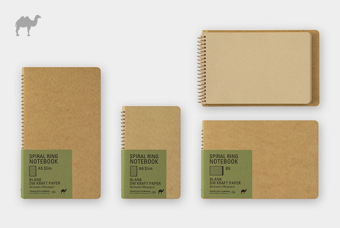 Kołonotatnik TRC Spiral Ring Notebook | DW Kraft A5 Slim