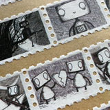 Taśma washi | Znaczki: Roboty