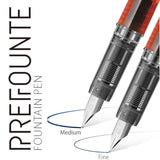 Pióro wieczne Platinum Prefounte Crimson Czerwony