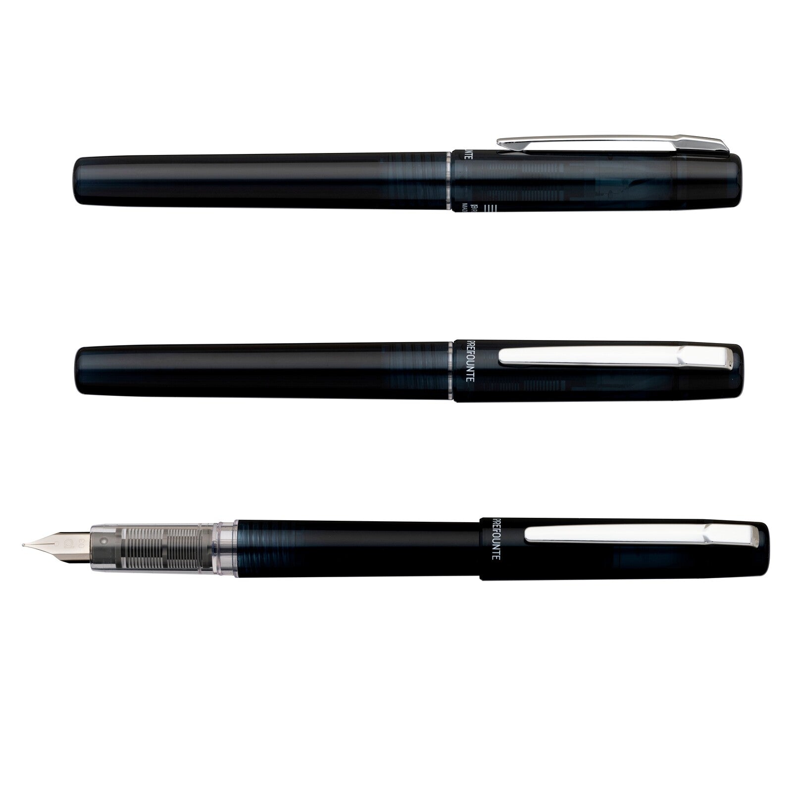 Pióro wieczne Platinum Prefounte Graphite Niebieski